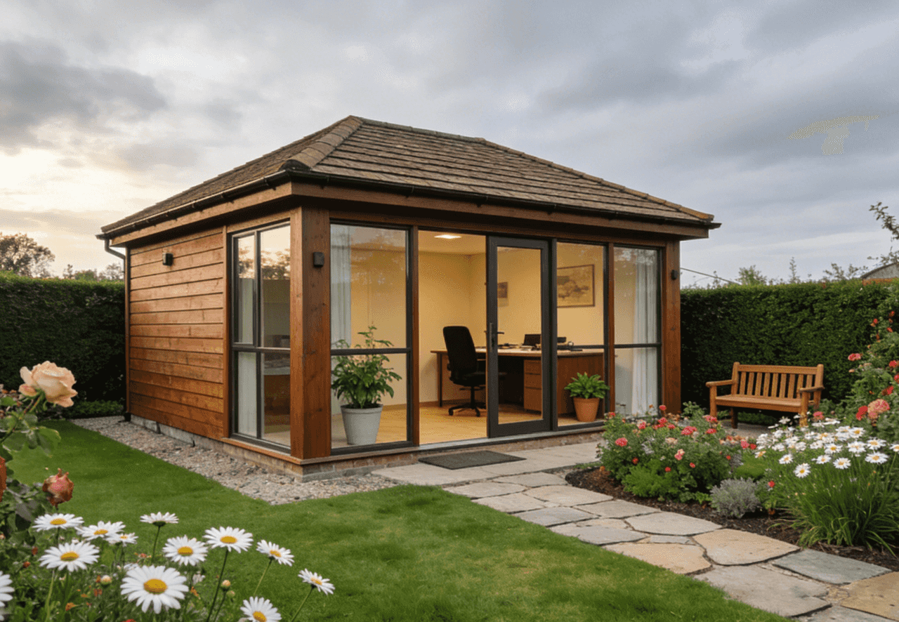 Design and layout ideas for garden office in the UK
