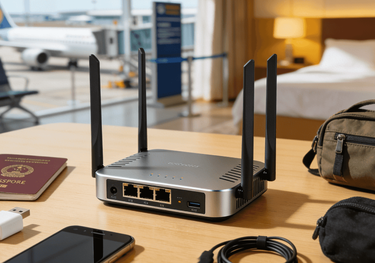 Travel router or mobile hotspot