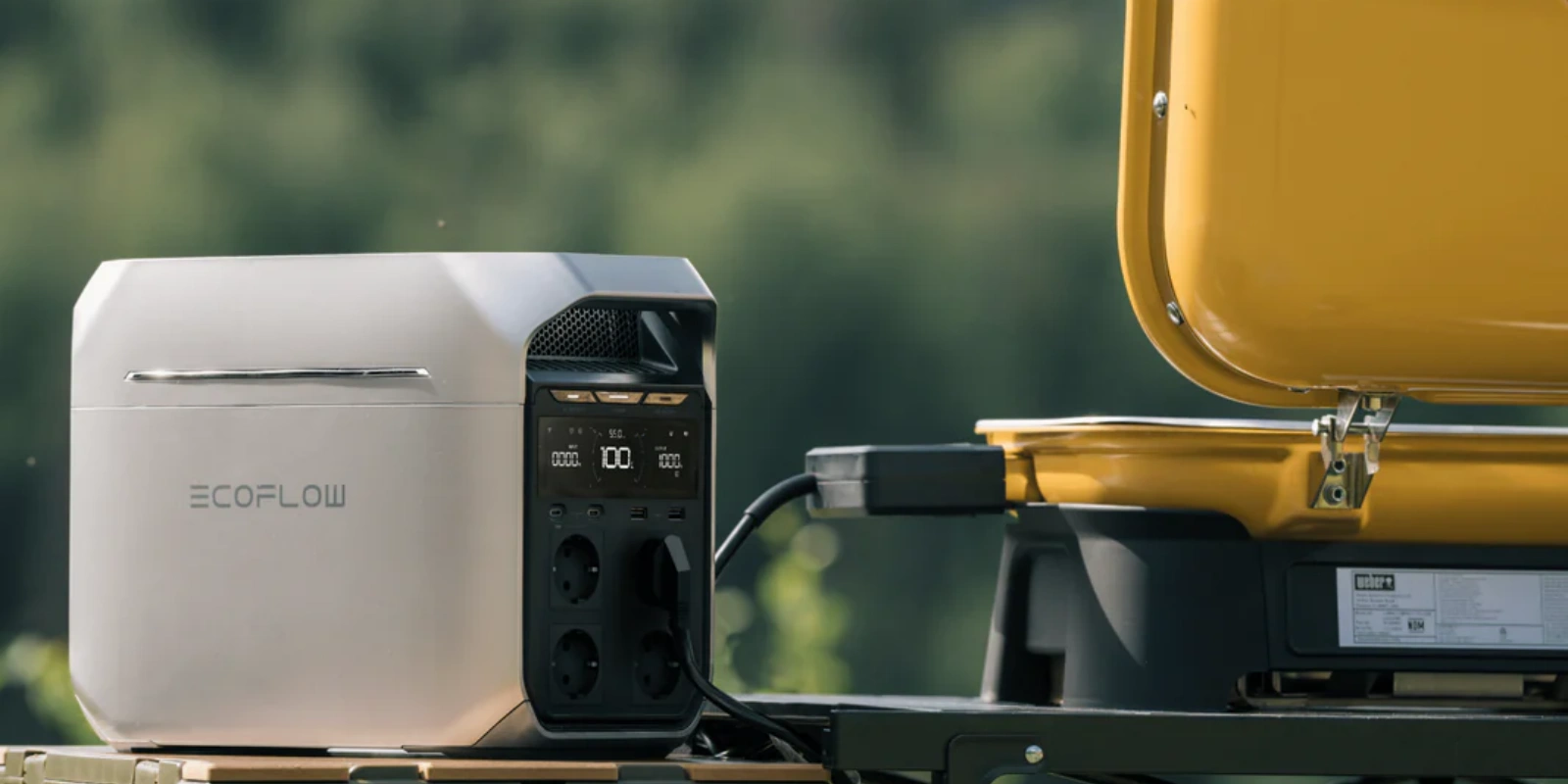 Profitant d'un barbecue en plein air au Camping Le Pommier