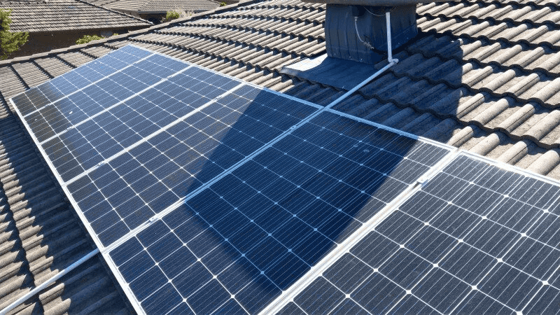 Shading and obstructions on solar panels