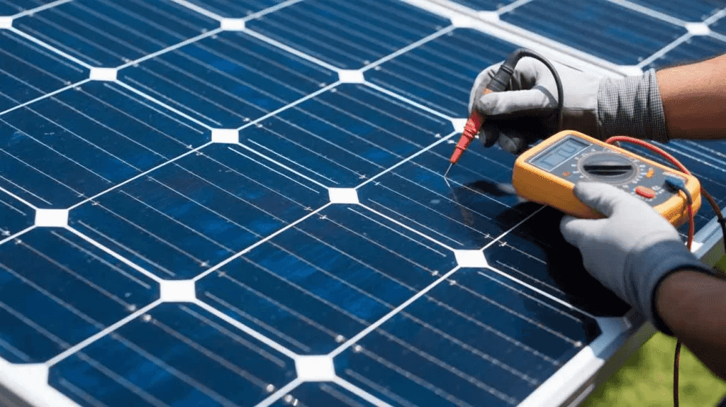 Solar panel quality inspection