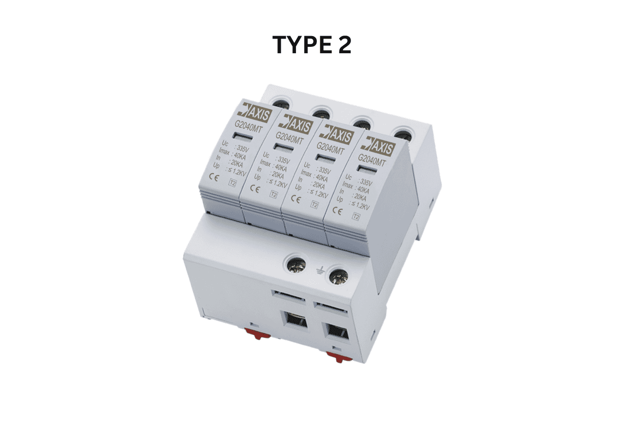 Type 2 surge protection devices