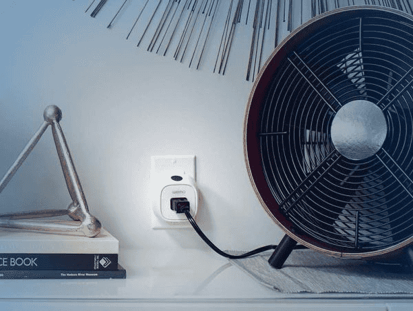 Smart plug with appliances like fan and heater