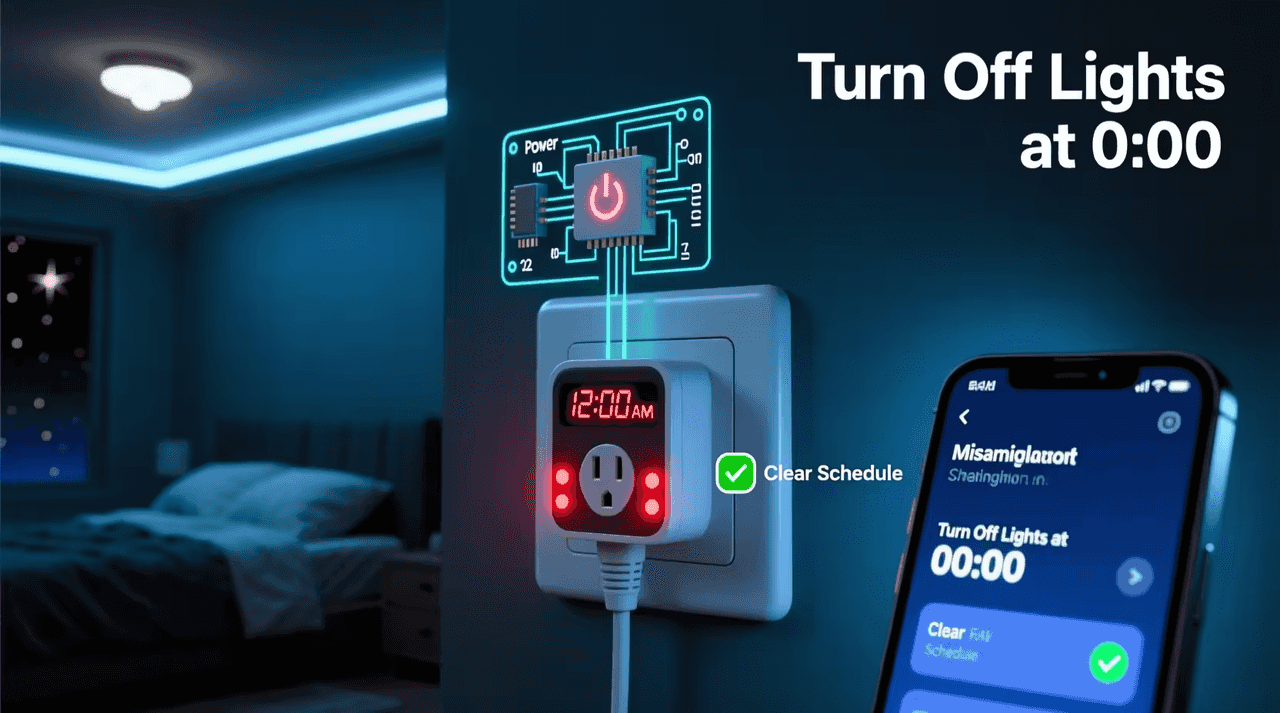 Smart plug cutting standby power