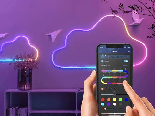 Smart home lighting systems-Smart LED strips and ambient lighting