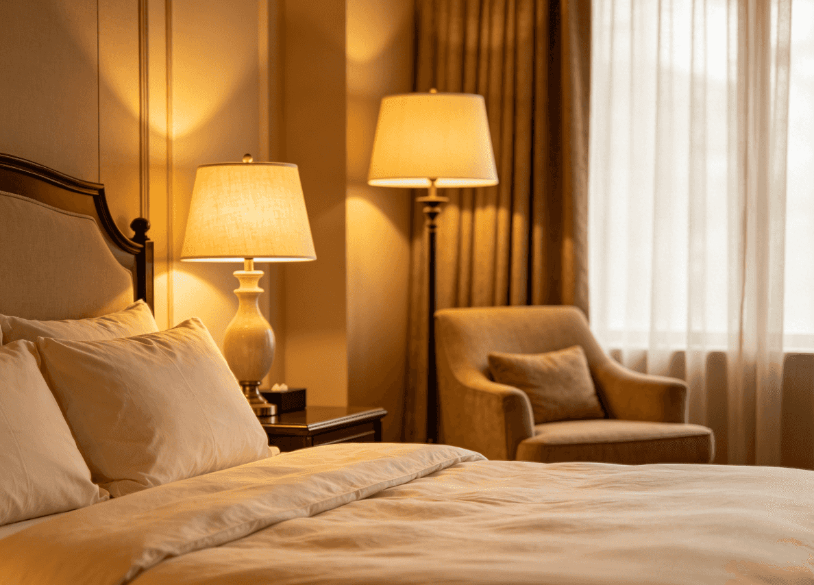 Bedroom relaxation lighting