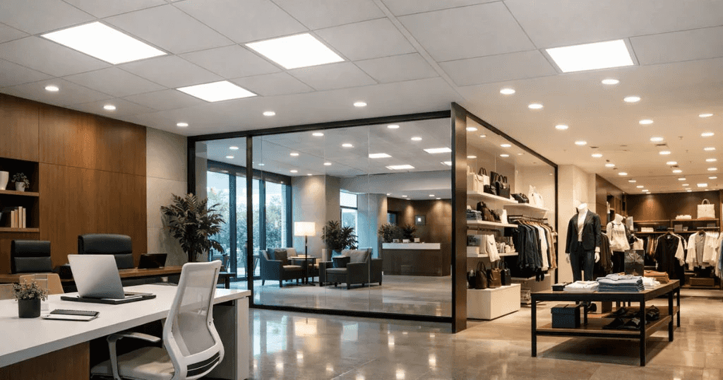 Smart ceiling lighting
