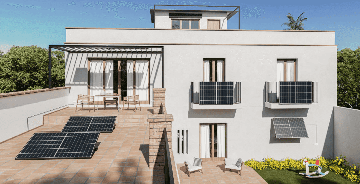 Install a plug in solar panel kit