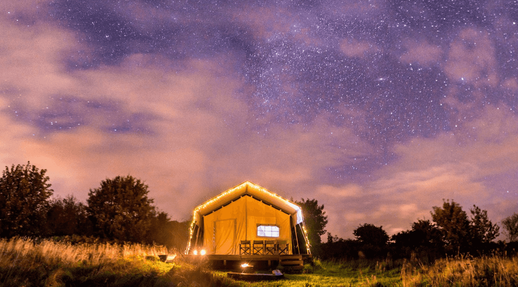 Under the Thatch, Pembrokeshire, Wales camping luxury