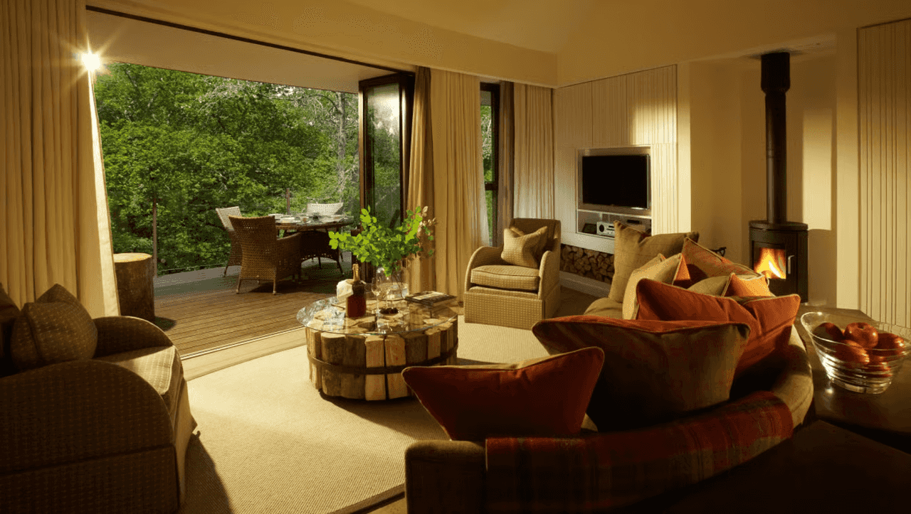 Treehouses at Chewton Glen, Hampshire luxury camping gear