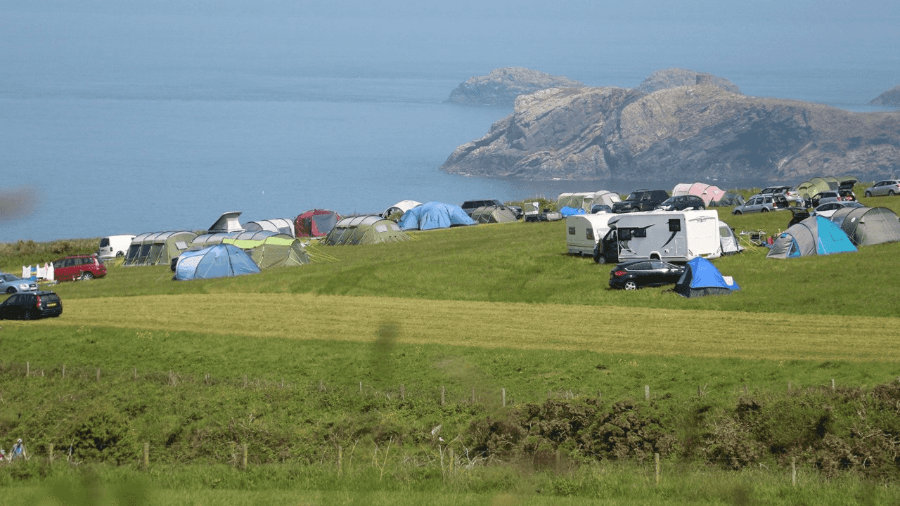 Pembrokeshire Coast National Park - best place to tent camp