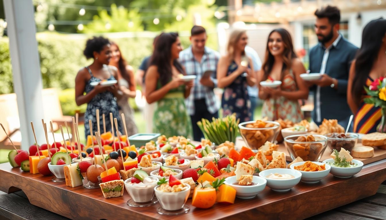 Garden party food ideas