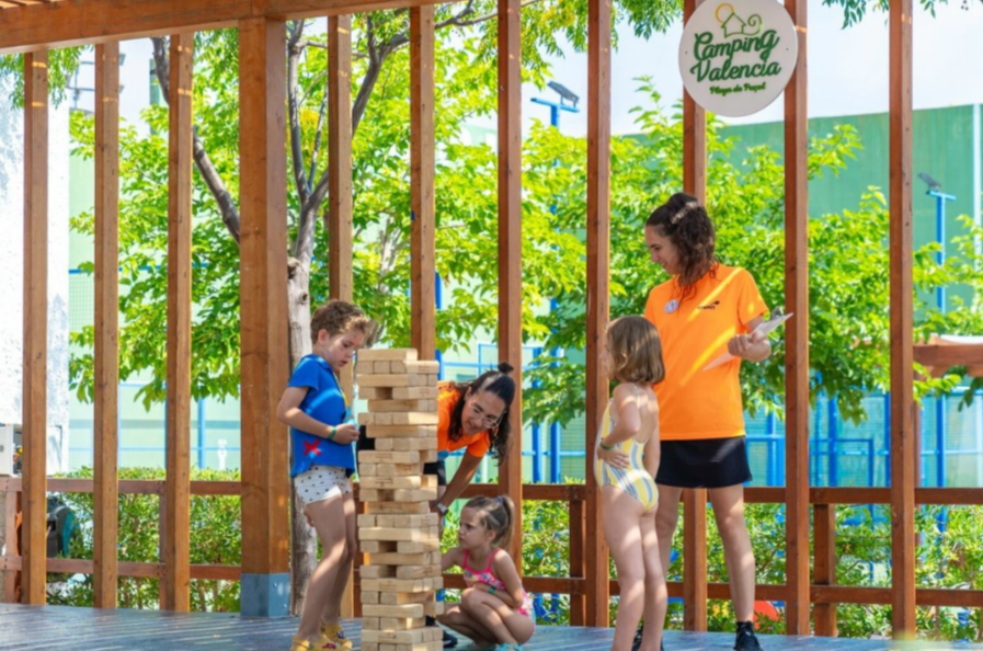 Camping Sandaya Valencia en camping para niños