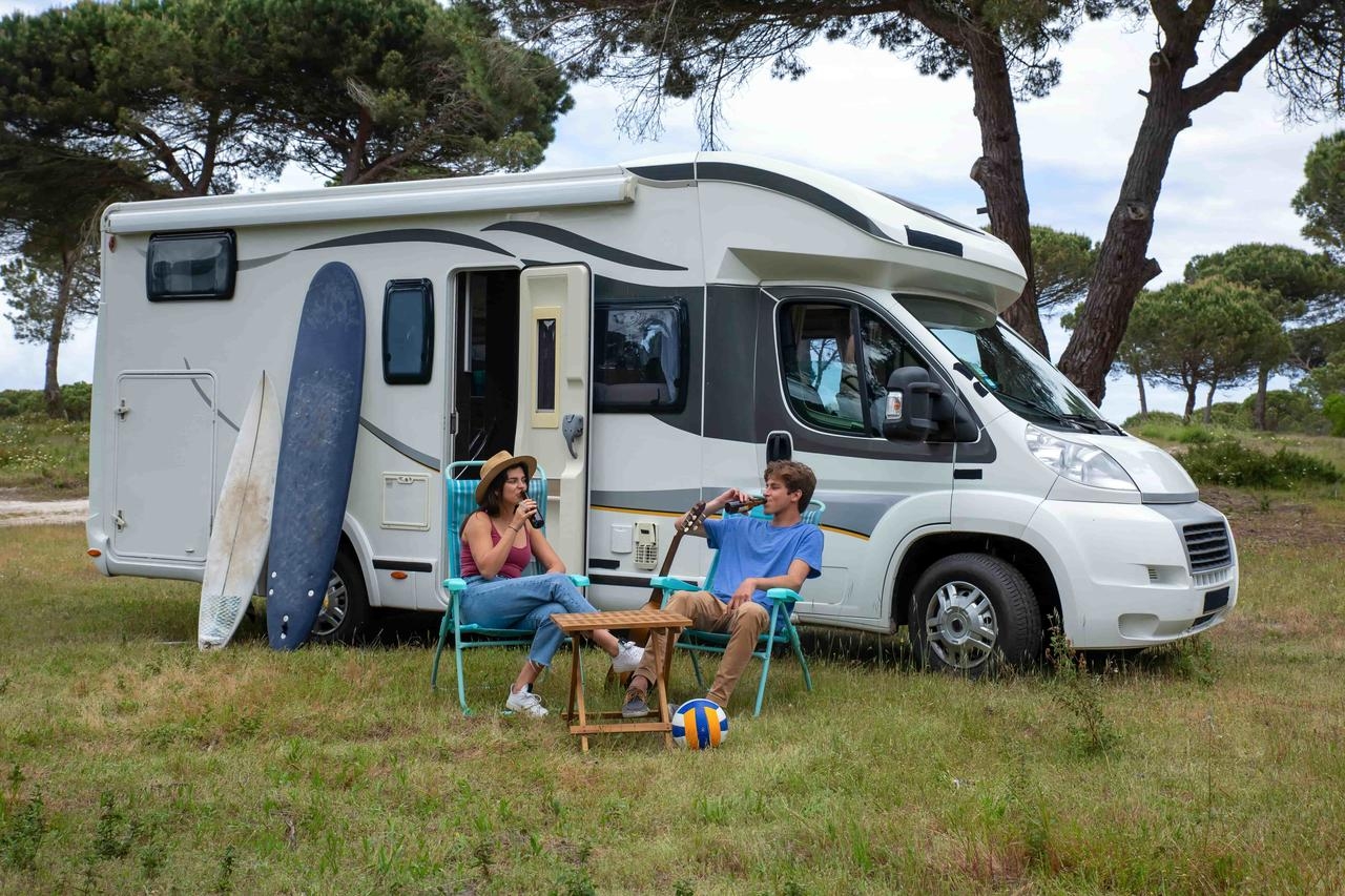 Camping-car à la ferme