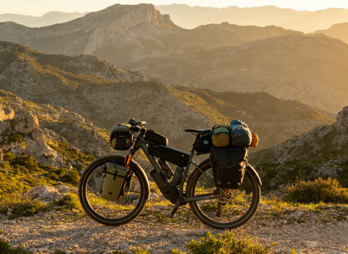 Equipo de bikepacking
