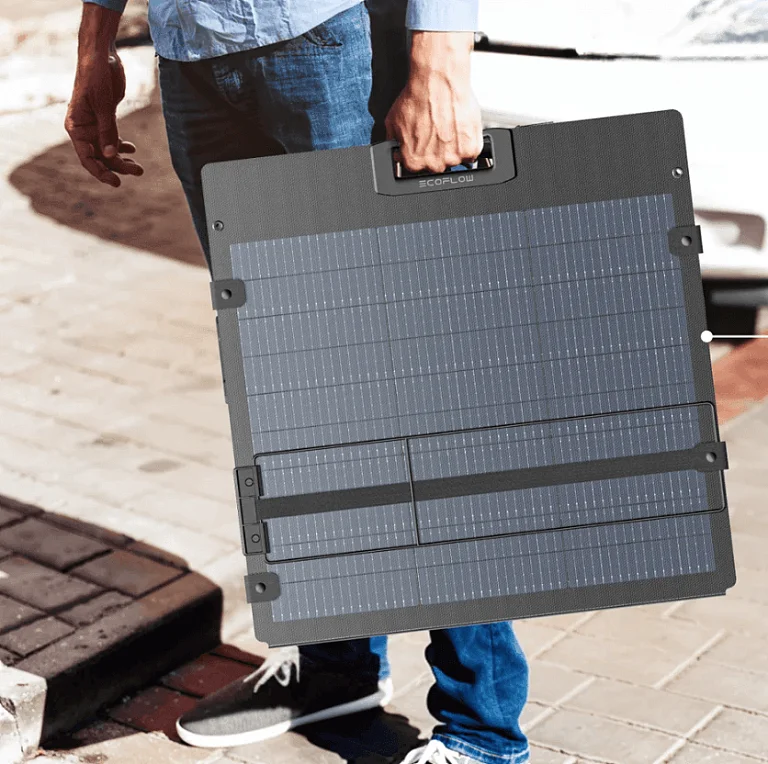 Panel solar ligero y portátil de 220
