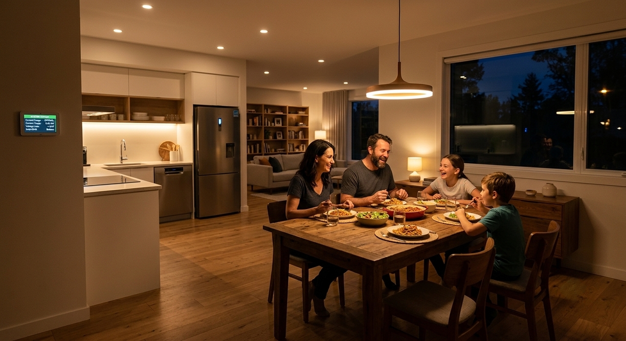 An energy efficient household