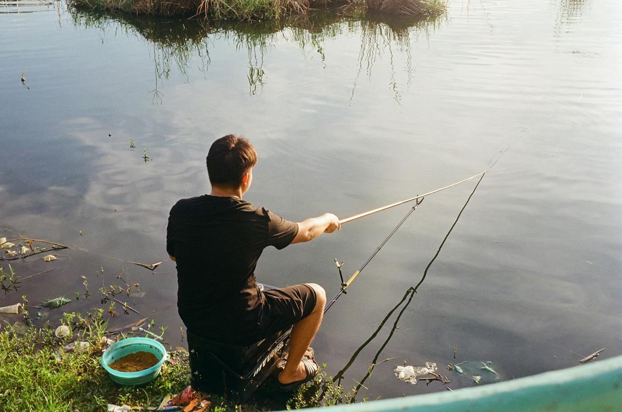 camping avec étang de pêche privé