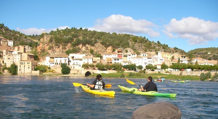 kayak rutas por descenso del Ebro