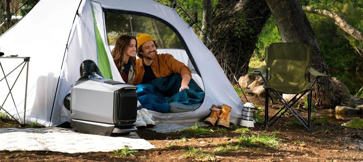 climatiseur EcoFlow tente camping