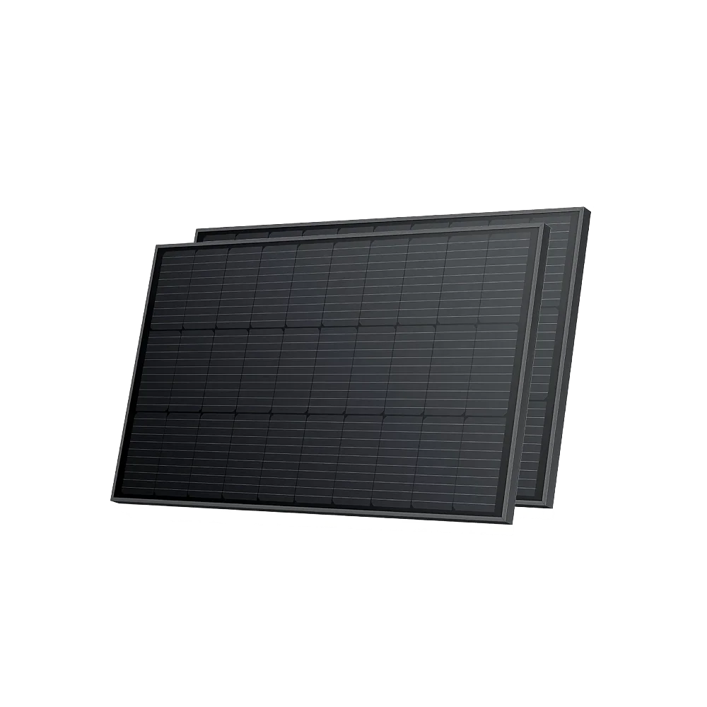 EcoFlow 100W据置型ソーラーパネル(剛性)*2