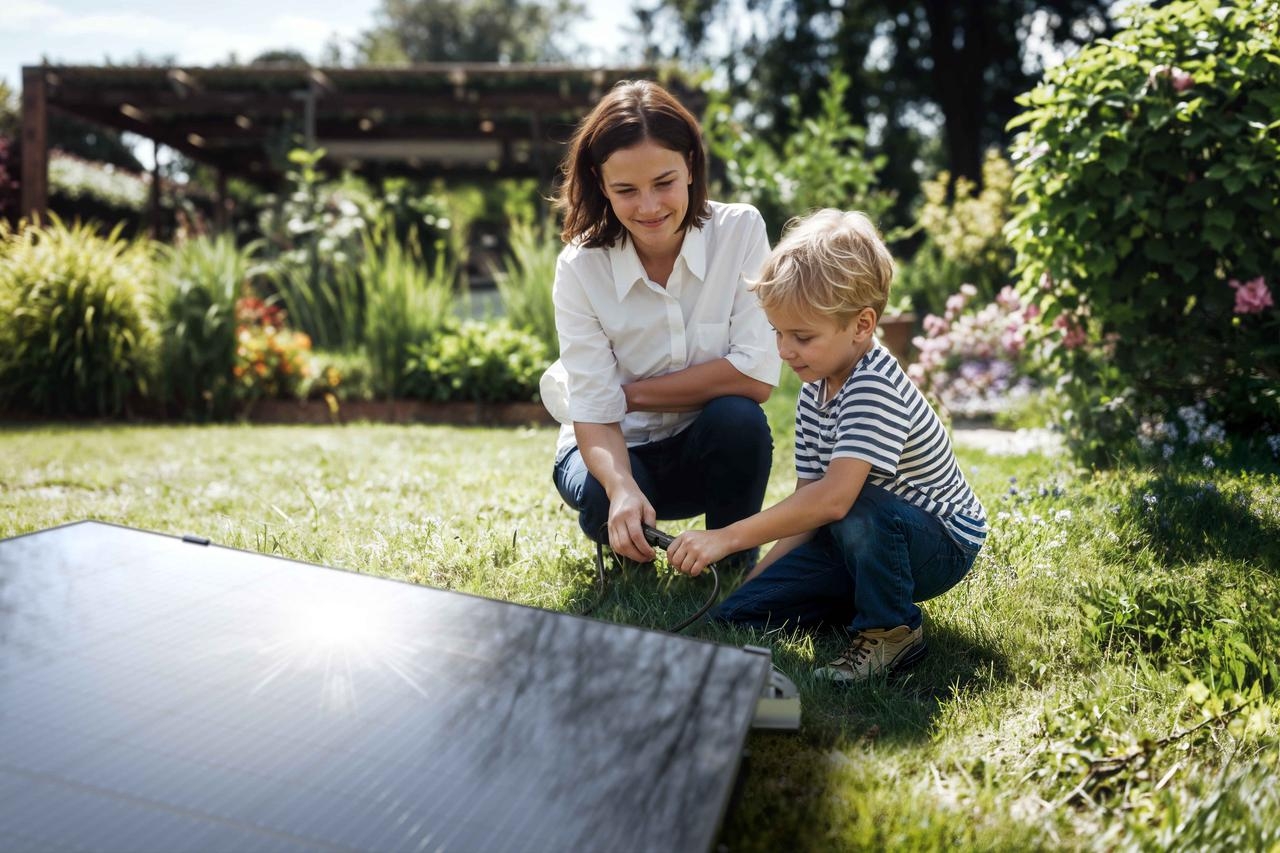 Solar ist beliebte erneuerbare Energie für Familien