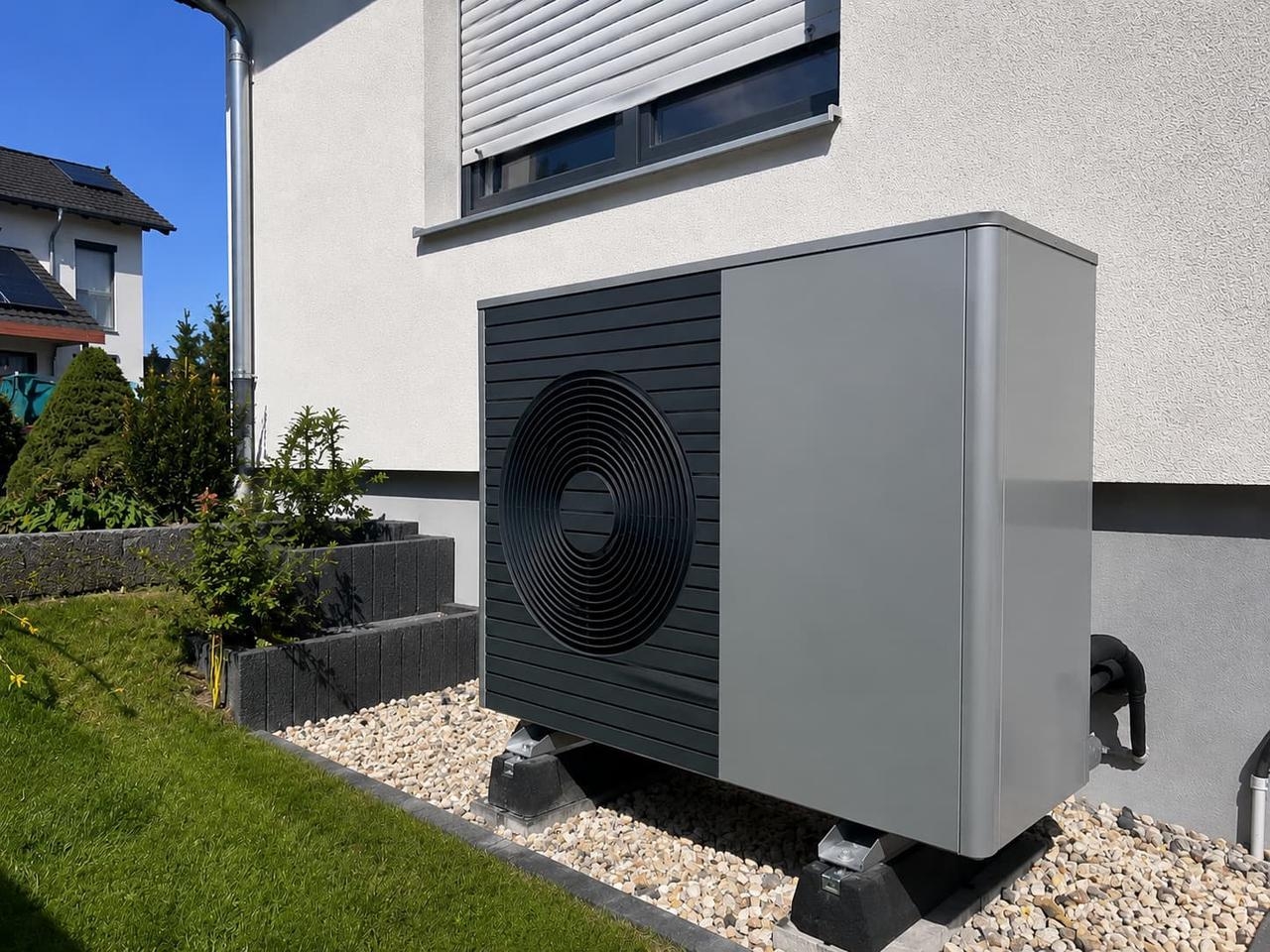 Wärmepumpe bietet Vorlauftemperaturen für Niedertemperatur-Heizkörper